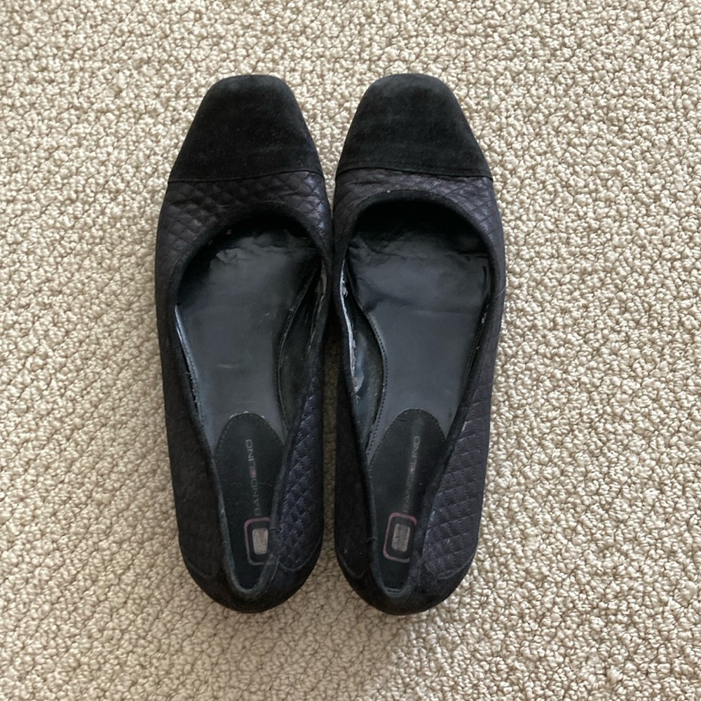 Bandolino Vintage Flats Ballet Suede Leather Women’s Size 8 Shoes Formal